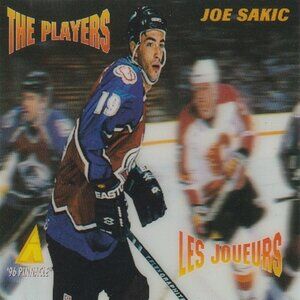 Joe Sakic (Colorado Avalanche) 1996 Pinnacle MaDonalds Series Checklist Card